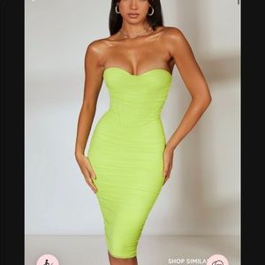 COPY - Oh polly neon strapless